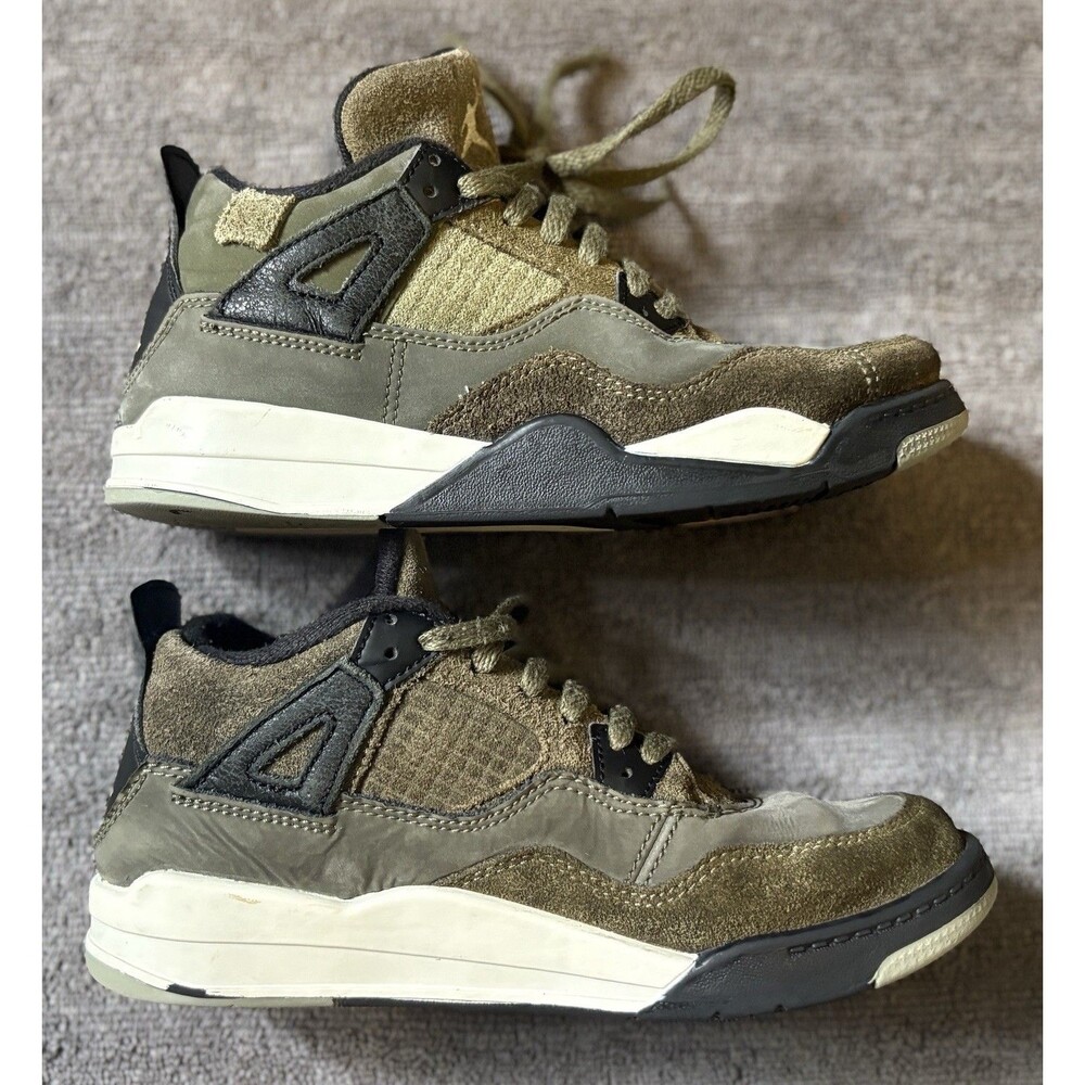 Nike Air Jordan 4 Retro SE Craft Medium Olive Kids Size 2.5Y FB9929-200